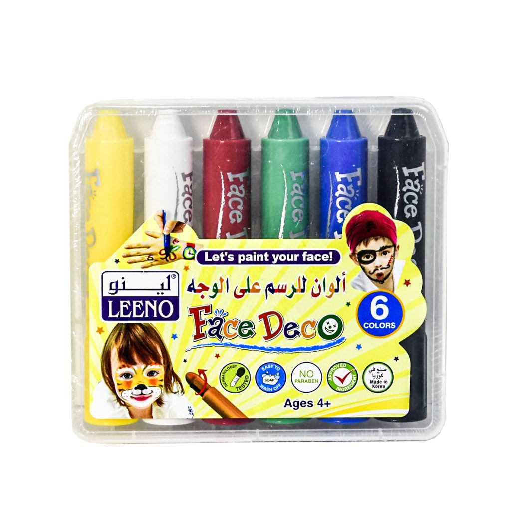 الوان للرسم على الوجه لينو - مكتبة المواهب
