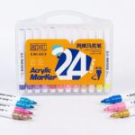 Acrylic marker colors (24 colors)