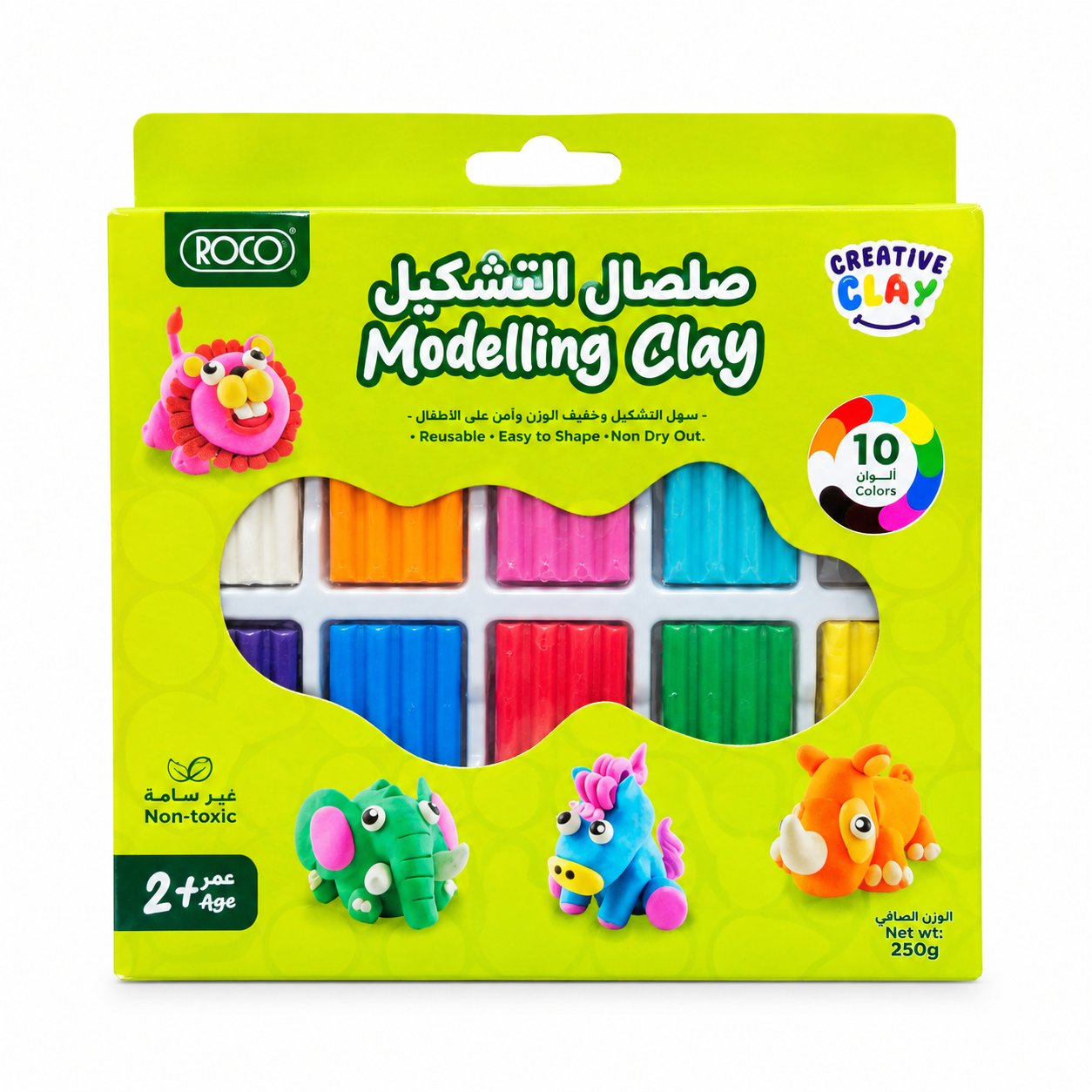 Roco Modelling Clay 250g - 10 Colors