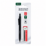 Roco Mechanical Pencil 0.5mm Set with Lead Refills - Black