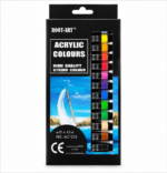 Acrylic Colours Set – 12 Colors × 12 ml