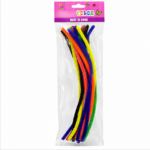Colorful Chenille Stems – Flexible Pipe Cleaners for Arts & Crafts – Assorted Colors