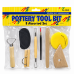 Pottery & Clay Sculpting Tool Kit – 8-Piece Assorted Set